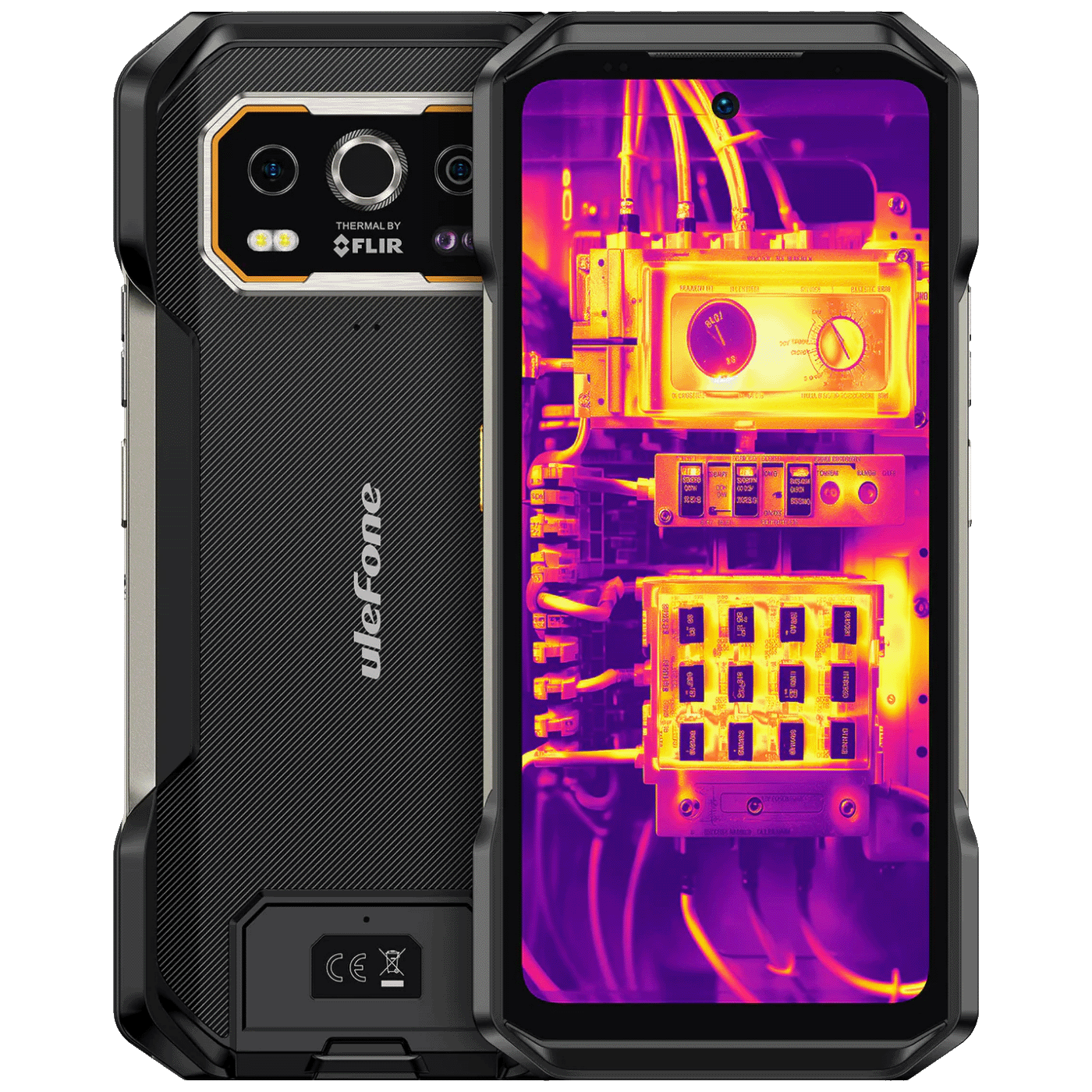 ulefone Smartphone 6.78", RAM 12GB, DualSIM, 10600mAh, 50Mpx - Armor 27T 12GB/256GB Black