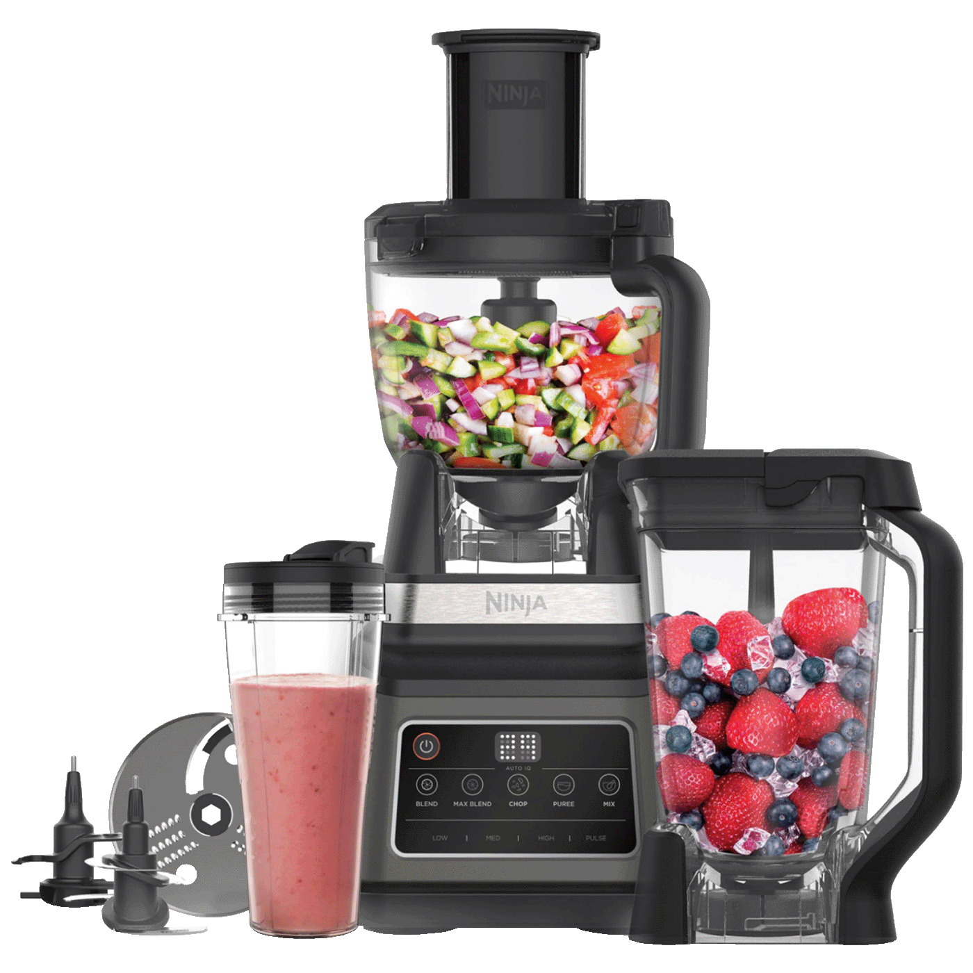Ninja Blender, 3u1, 2.1 lit./1.8 lit./700ml., 1200W, Auto-iQ - BN800EU