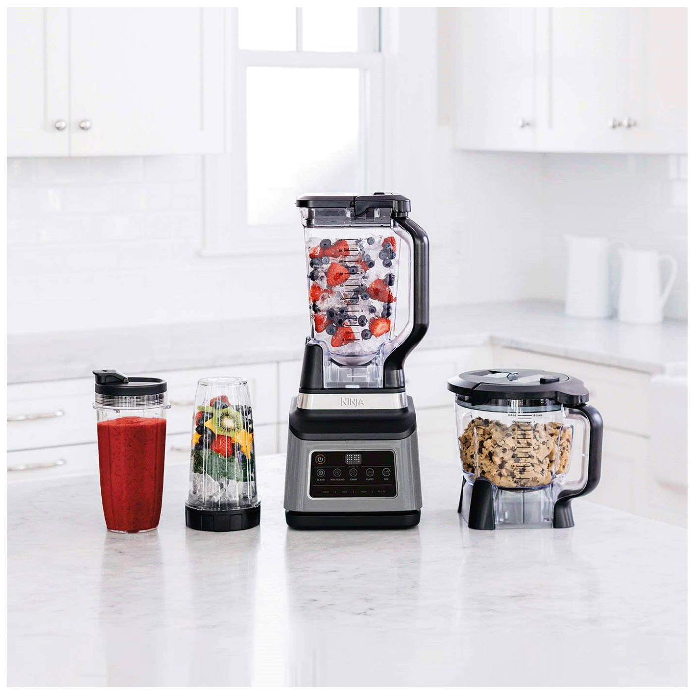 Ninja Blender, 3u1, 2.1 lit./1.8 lit./700ml., 1200W, Auto-iQ - BN800EU