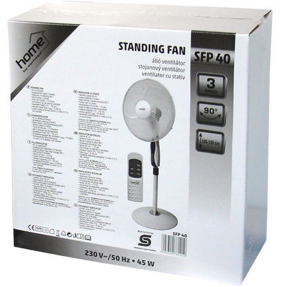 home Ventilator sa postoljem, daljinski upravljač,  130 cm, 45W - SFP 40