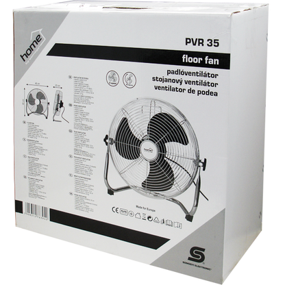 home Ventilator podni, promjer 35cm, 60W, Inox - PVR 35