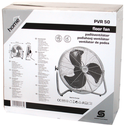 home Ventilator podni, promjer 50cm, 120W, Inox - PVR 50