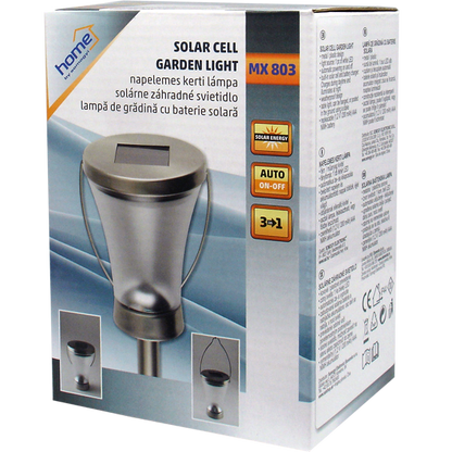 home Solarna vrtna LED lampa, metalna, 200 mAh - MX 803