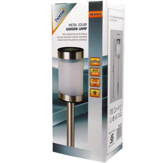 home Solarna vrtna LED lampa, višebojna, 600 mAh - MX 819/1