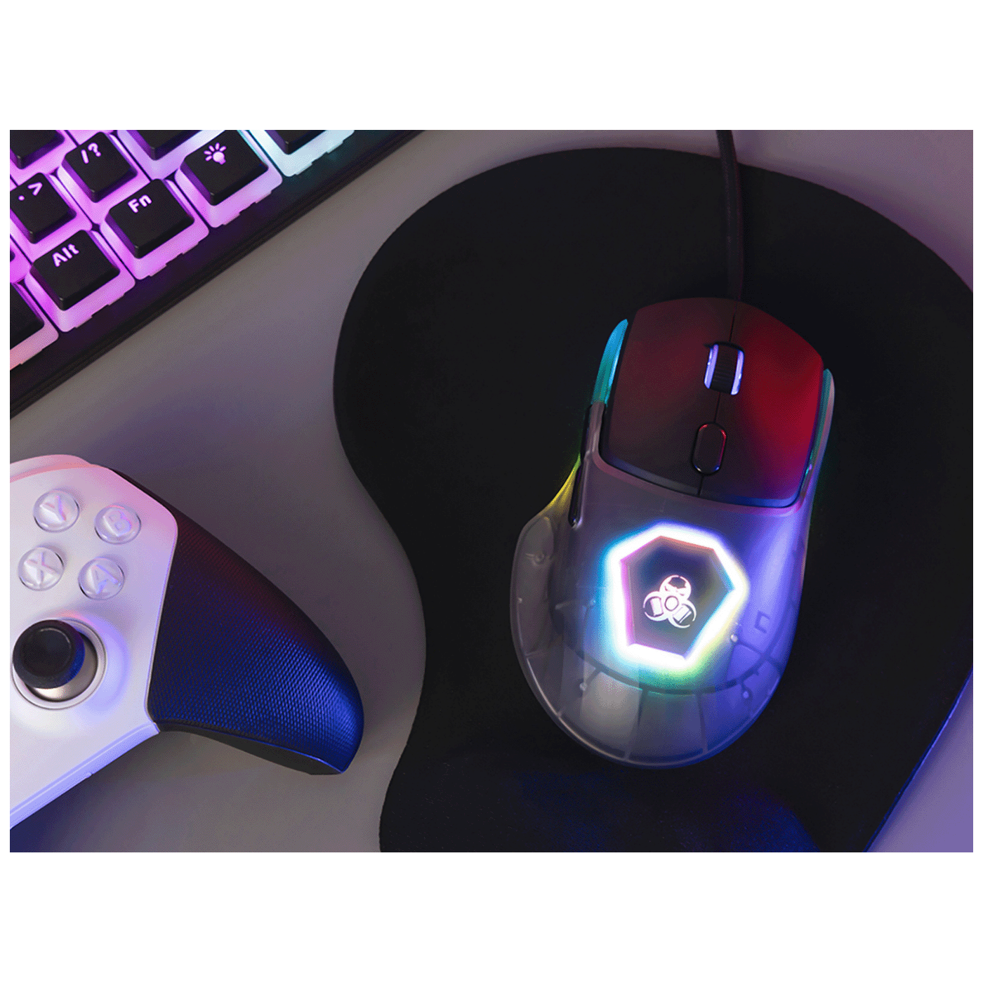 Tracer Miš optički, gaming, RGB, 12400 dpi, USB - GAMEZONE NEON RGB