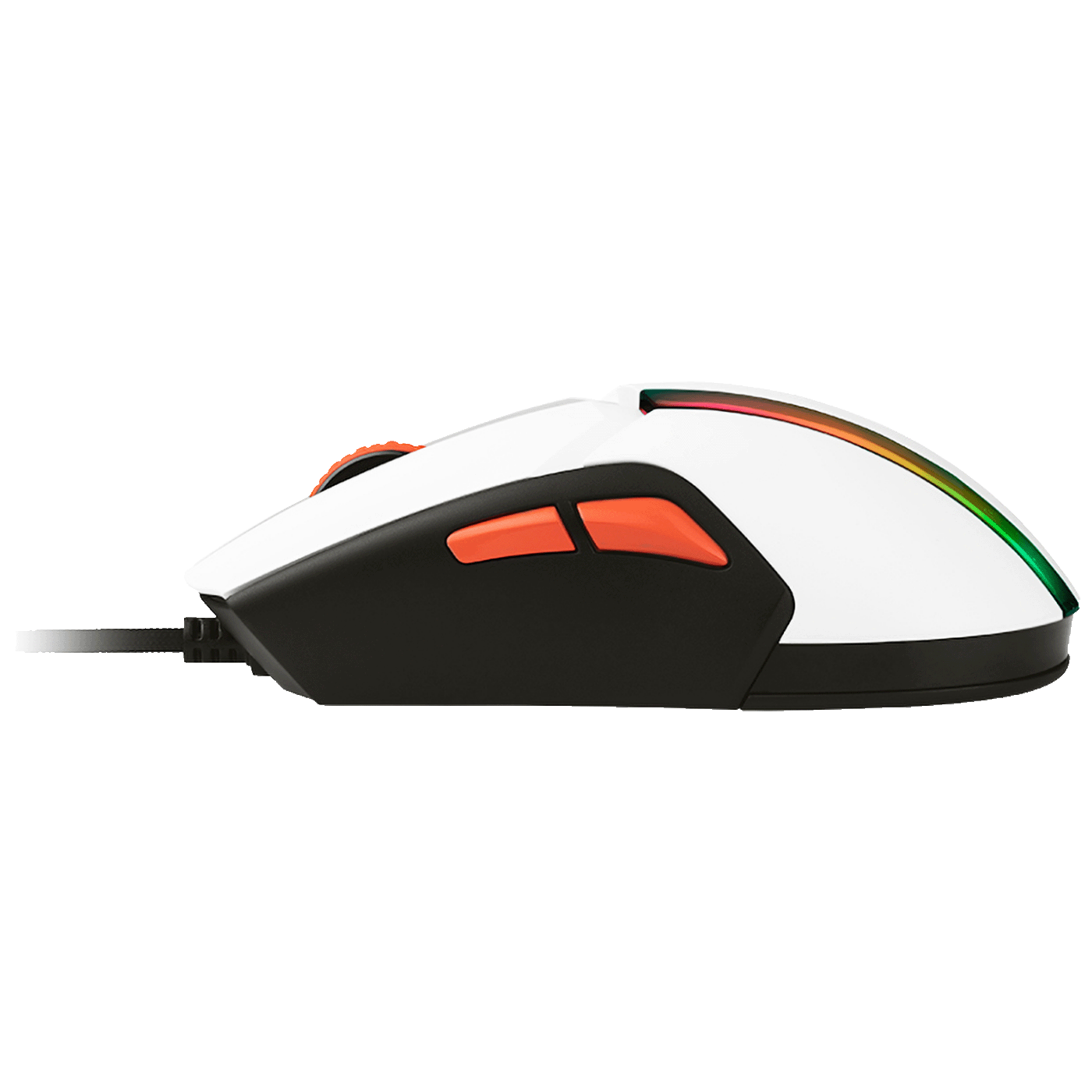 Tracer Miš optički, gaming, RGB, 12000 dpi, USB - GAMEZONE COOL White