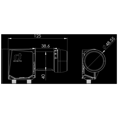Inverto LNB Twin, šum 0,2dB, Premium, DVB-S2 ( HD - UHD ) - IDLP-TWL413-PREMU-OPN