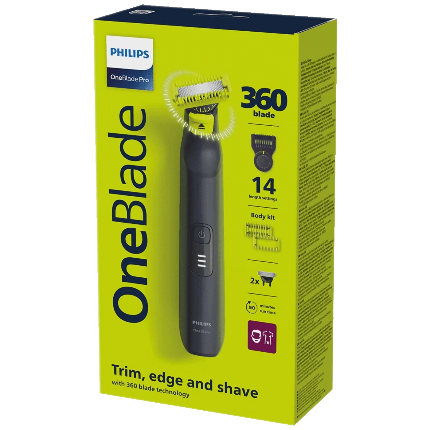 Philips Aparat za brijanje, trimer, Lice i Tijelo, OneBlade Pro - QP6542/15