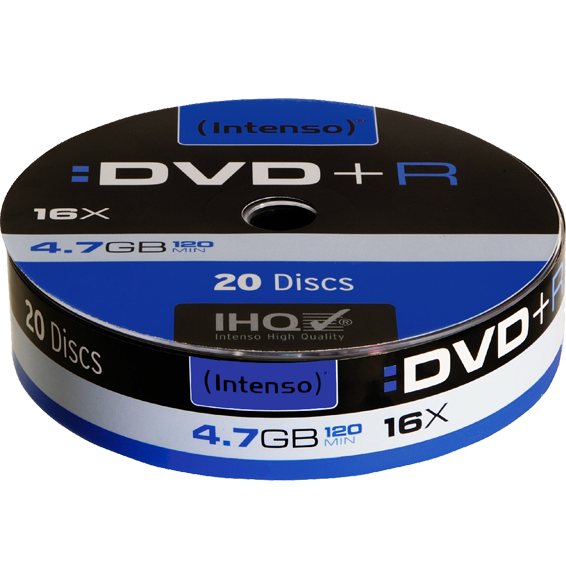 (Intenso) DVD+R 4,7GB pak. 20 komada Spindle - DVD+R SHRINK 4,7GB/20Spindle