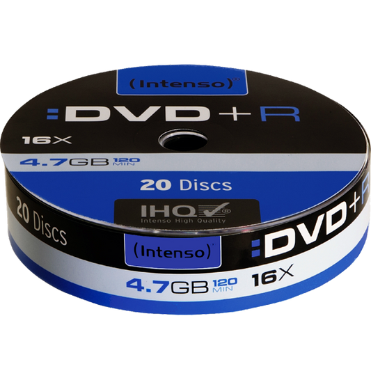 (Intenso) DVD+R 4,7GB pak. 20 komada Spindle - DVD+R SHRINK 4,7GB/20Spindle
