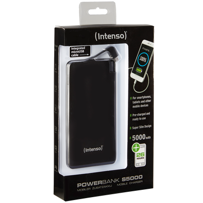 (Intenso) Punjač prijenosni za mobitele i tablete 5000mAh, slim - POWERBANK slim 5000