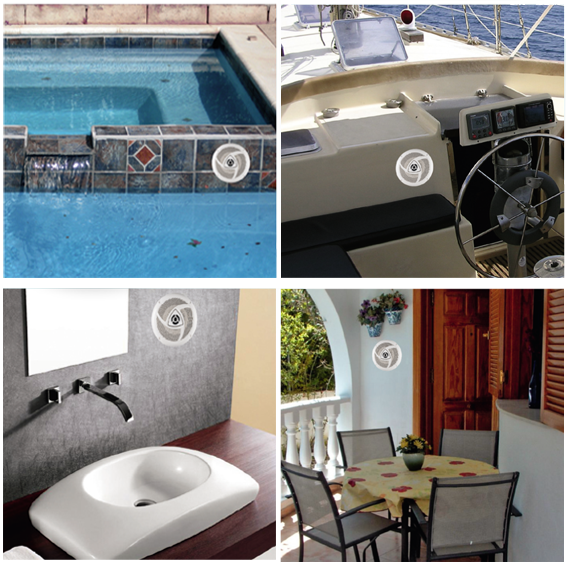 SAL Zvučnik, set, djelimično vodootporan,ugradbeni, 100W - MRPX 2-130