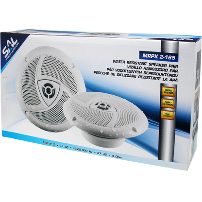 SAL Zvučnik, set, djelimično vodootporan,ugradbeni, 150W - MRPX 2-165