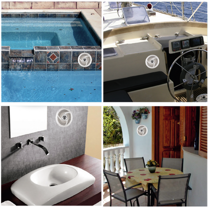 SAL Zvučnik, set, djelimično vodootporan,ugradbeni, 150W - MRPX 2-165