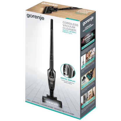 Gorenje Usisavač sa posudom za prašinu, 2u1, Accu - SVC216110FSIIBKA