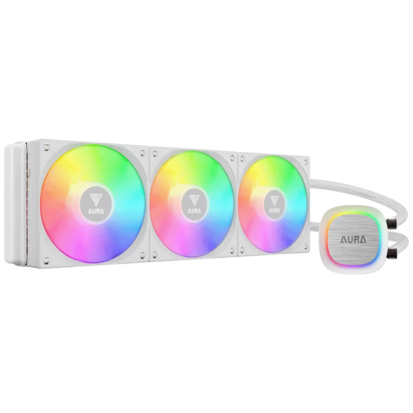 Gamdias Vodeno hlađenje za CPU, RGB - Gamdias Aura GL360 WH V2