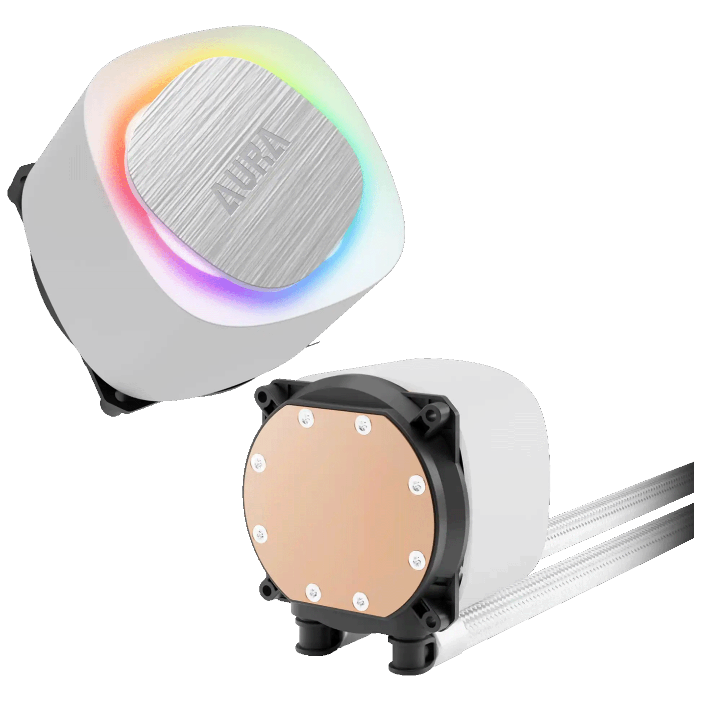 Gamdias Vodeno hlađenje za CPU, RGB - Gamdias Aura GL360 WH V2