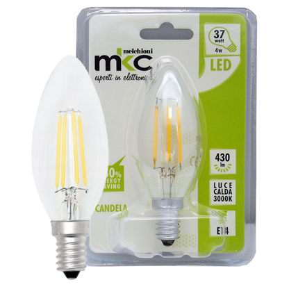 MKC Sijalica,LED 4W, E14, 3000K,220V AC, toplo/bijela svjetlost - LED CANDELA C35 E14/4W
