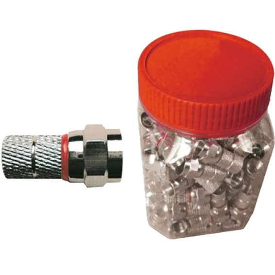 ZODIAC F-Konektor 5mm, za koaksijalni kabl 5mm, pak 100 kom - F 5MM C/ORING