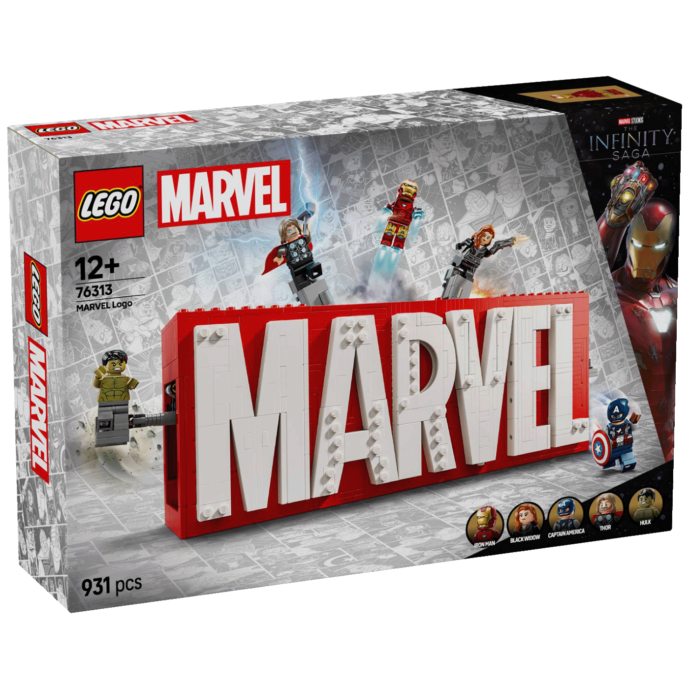Lego Logotip MARVEL i figurice, LEGO Super Heroes Marvel