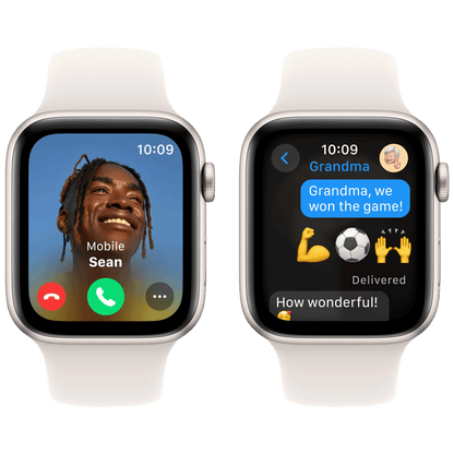 Apple Pametni sat, 1.57" LTPO OLED zaslon, vodootporan, BT, WiFi - Watch SE 2024 GPS 40mm Starlight SB