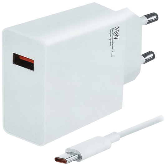 Xiaomi Punjač za Xiaomi sa USB-A to USB-C kablom, brzi, 33W - Mi 33W + USB C cable