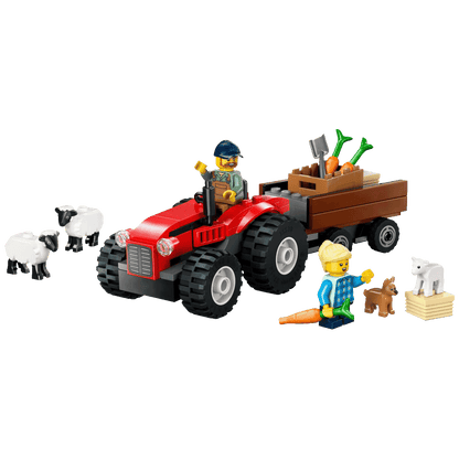 Lego Crveni traktor s prikolicom i ovce, LEGO City
