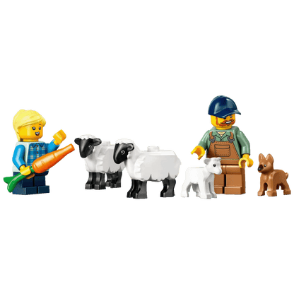 Lego Crveni traktor s prikolicom i ovce, LEGO City