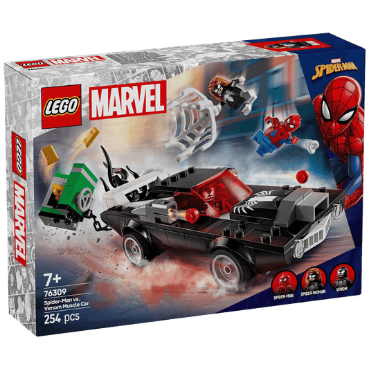 Lego Spider-Man protiv Venoma u sportskom autu, LEGO Marvel