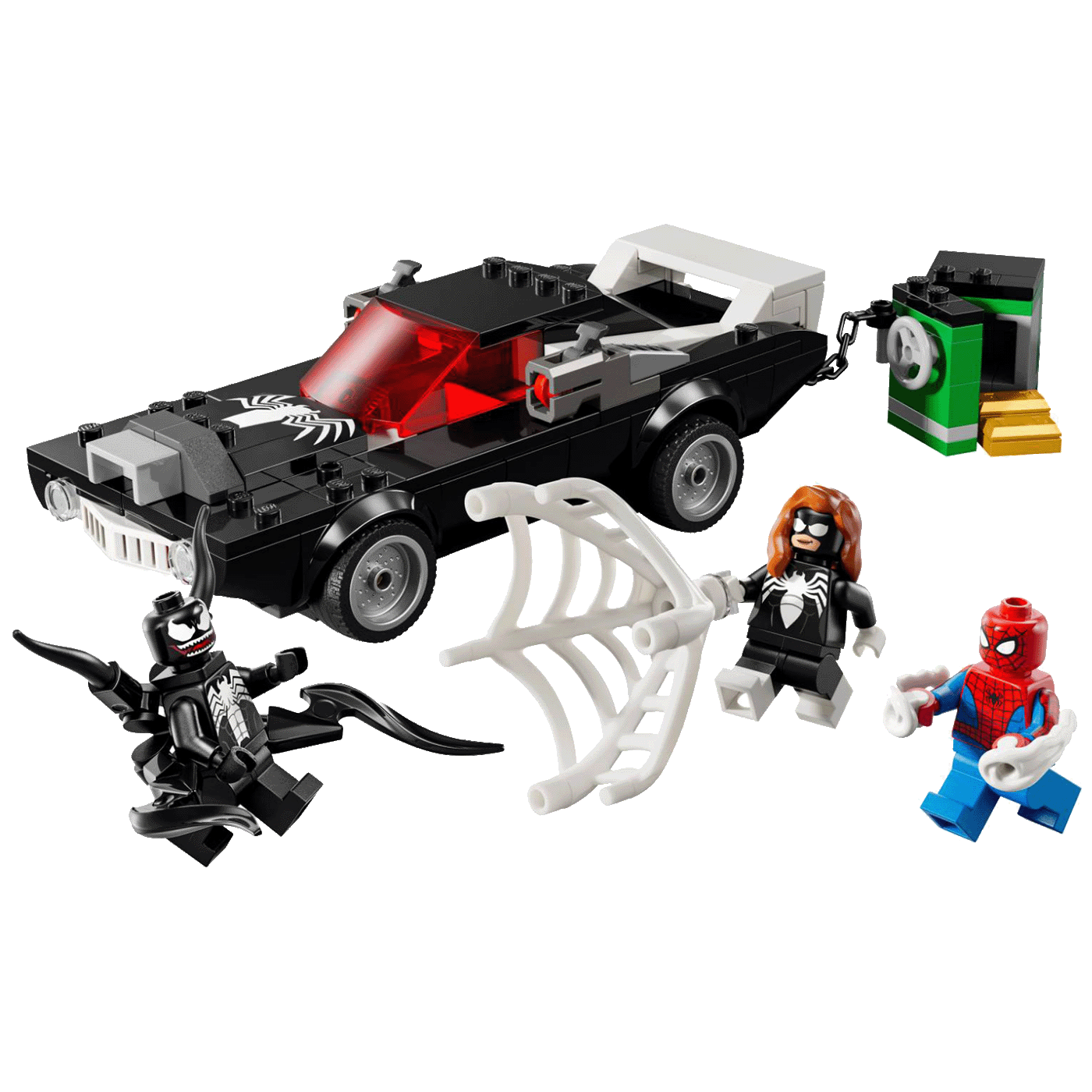 Lego Spider-Man protiv Venoma u sportskom autu, LEGO Marvel
