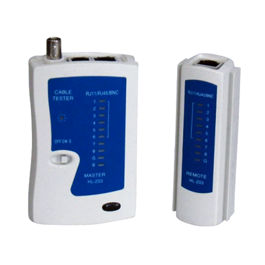 MKC Tester za UTP, FTP  i koaksijalne kabele - HL-203