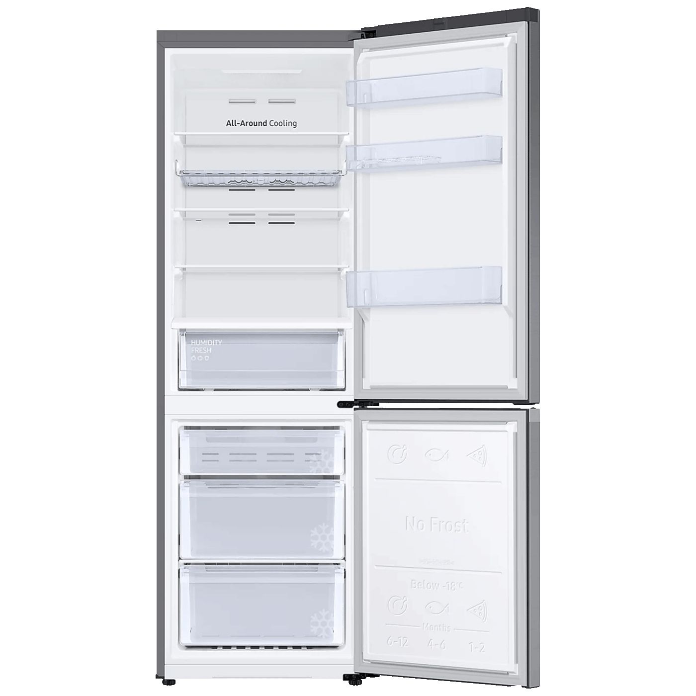 Samsung Frižider/zamrzivač, zapremina 344 lit., NoFrost, E - RB34C672ES9/EK