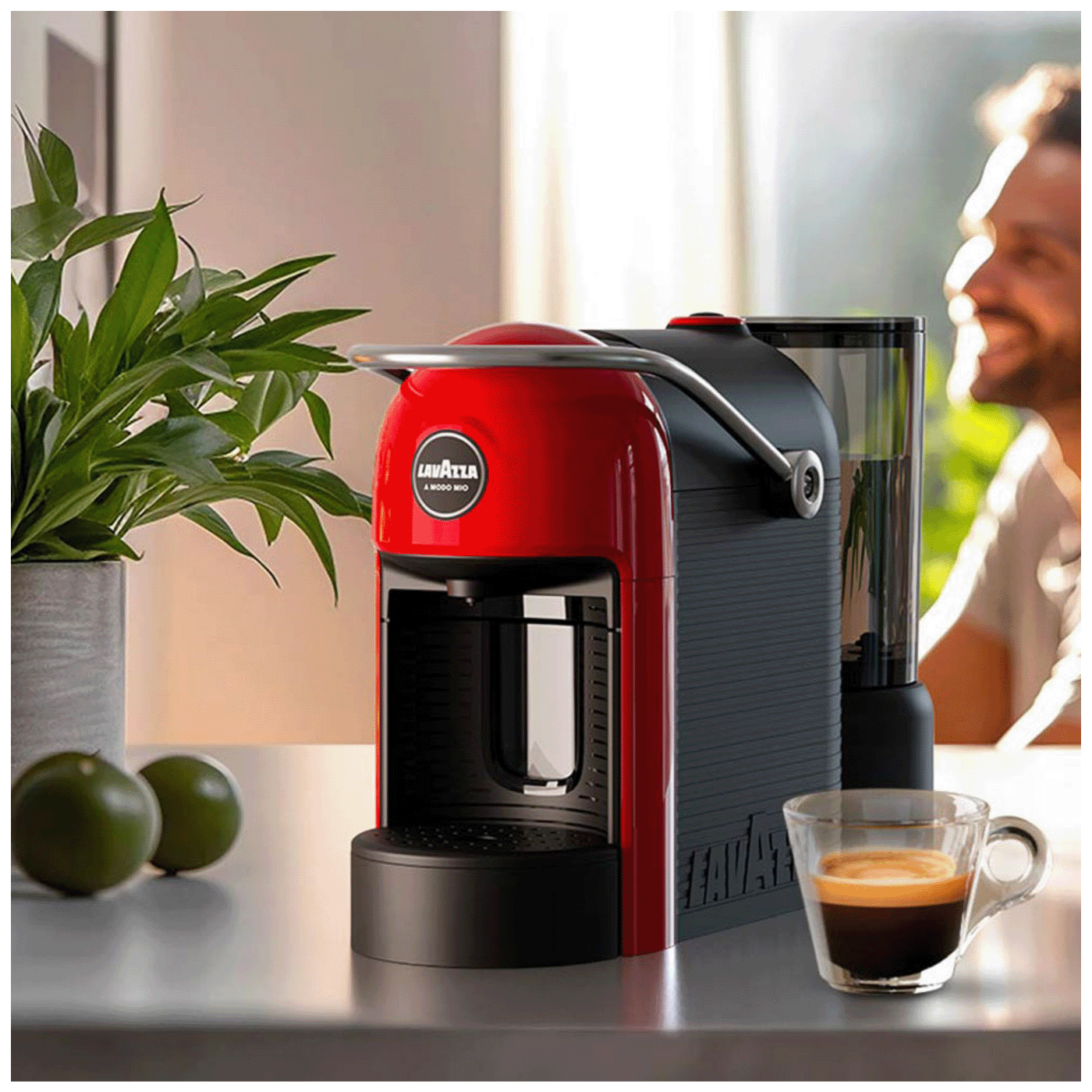 Lavazza Aparat za espresso kafu, 1250W, A Modo Mio - LM Jolie, Red