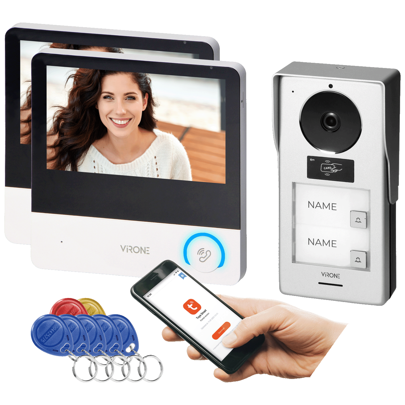 Virone Video interfon 7", WiFi, RFID, Pavonis Multi - VDP-69