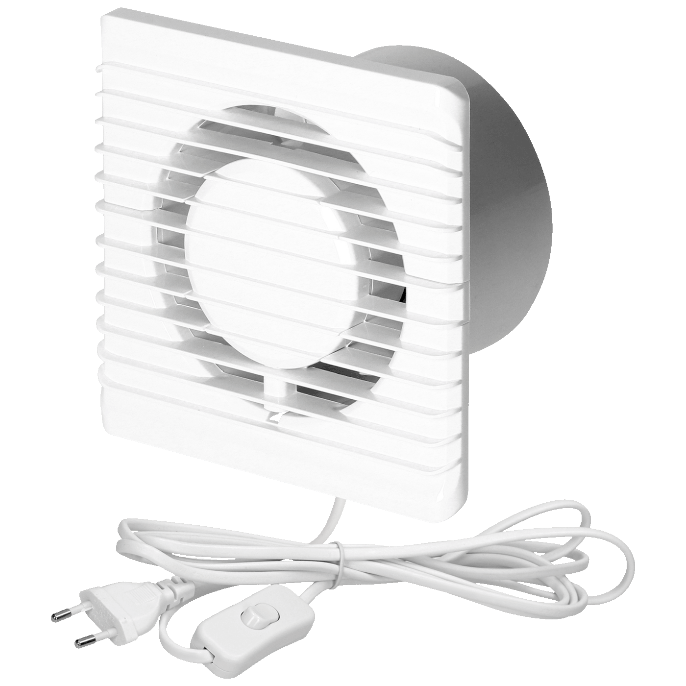 Virone Aspirator ugradbeni za ventilaciju, kabel i prekidač, 100 mm - BF-100/PS