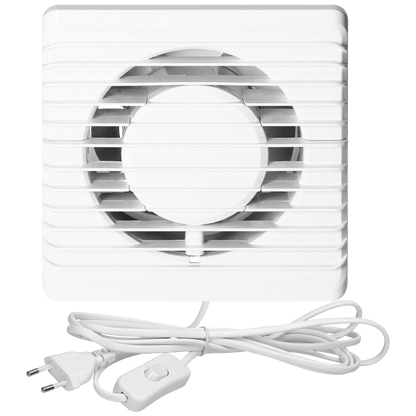 Virone Aspirator ugradbeni za ventilaciju, kabel i prekidač, 100 mm - BF-100/PS