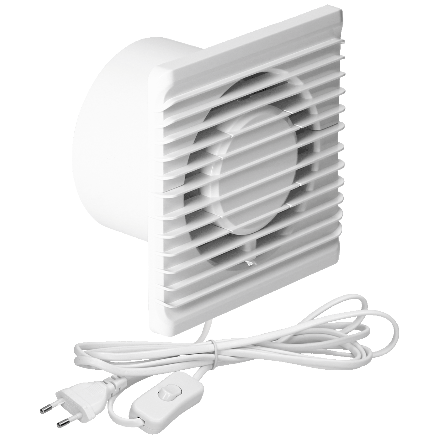 Virone Aspirator ugradbeni za ventilaciju, kabel i prekidač, 100 mm - BF-100/PS