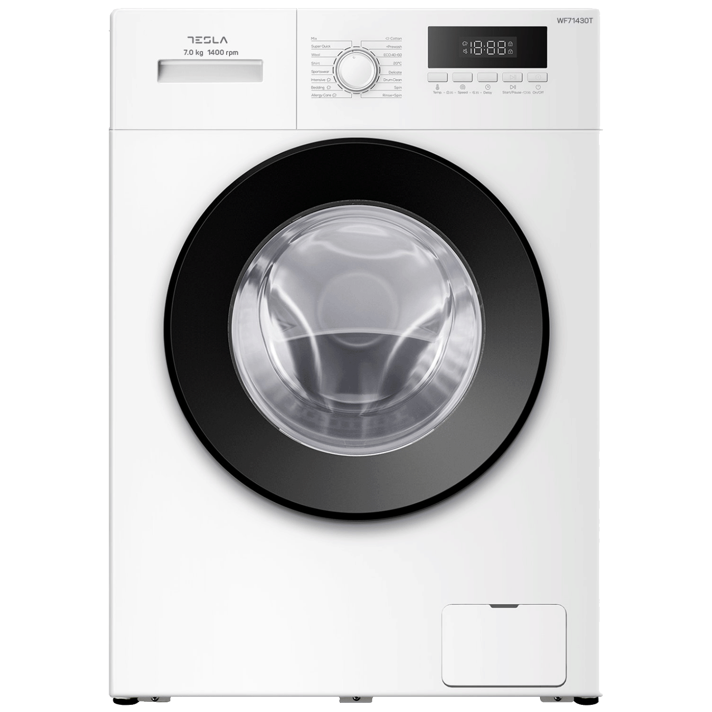Tesla Mašina za veš, 1400 obrtaja, 7 kg veša, Inverter, A - WF71430T