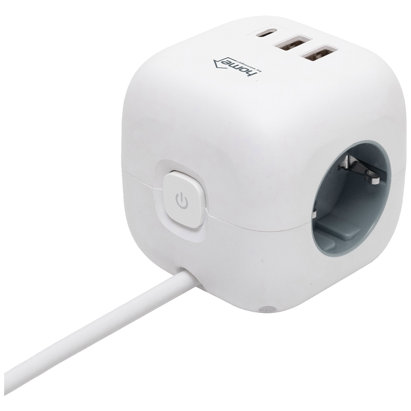 home Produžni kabl, 3 utičnice, 2 x USB A, 1 x USB C, 1.5 met. - CUBE2