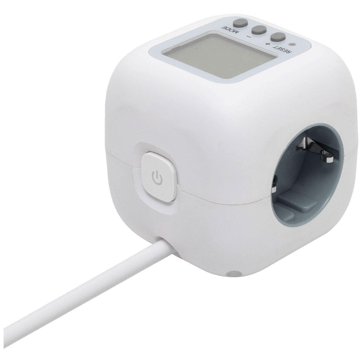 home Produžni kabl  sa mjeračem potrošnje, 3 utičnice, 1.5 met. - CUBE2P