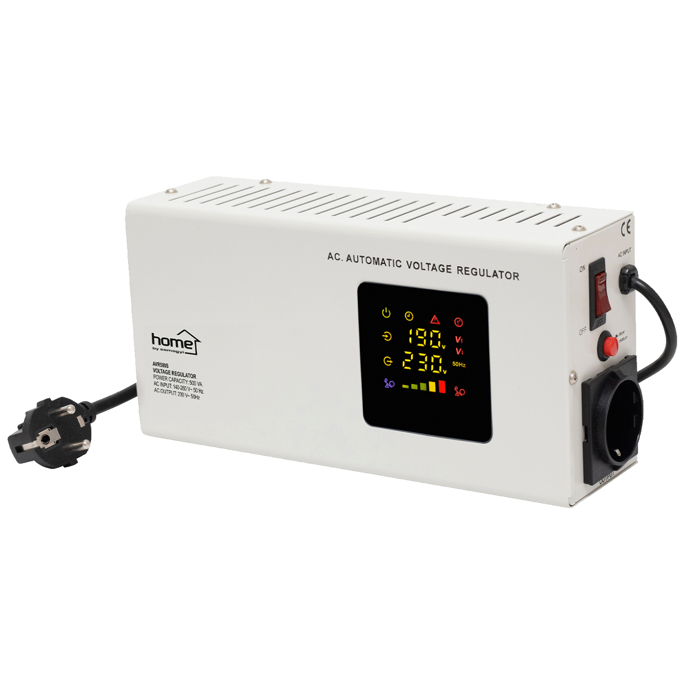 home Stabilizator napona sa relejem, 500VA - AVR500S