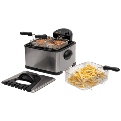 home Friteza, 3 košare za prženje, kapacitet ulja 6 lit., 2000W - HGOLS4