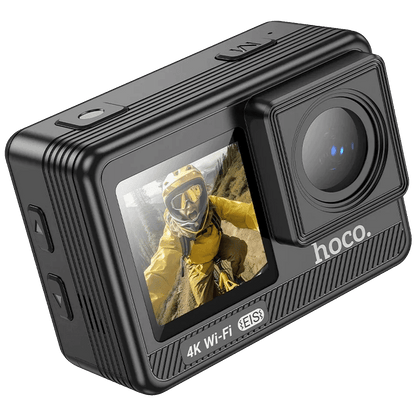 hoco. Sportska kamera, 1.3"/ 2" IPS LCD, 4K UHD, WiFi, microSD - DV102