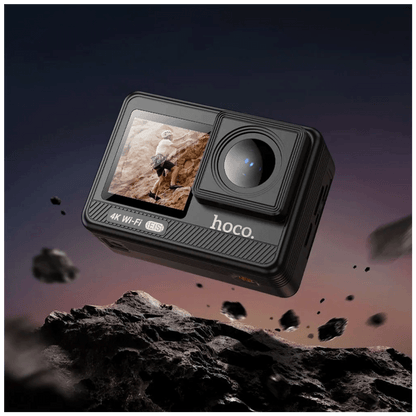 hoco. Sportska kamera, 1.3"/ 2" IPS LCD, 4K UHD, WiFi, microSD - DV102