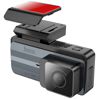 hoco. Auto kamera, 4 Mpxiel, Dual Camera, 2K, GPS, WiFi - DV12