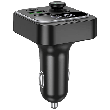 hoco. FM modulator, Bluetooth, 12/24V, 2 x USB, PD QC3.0 20W - E85 Tiger