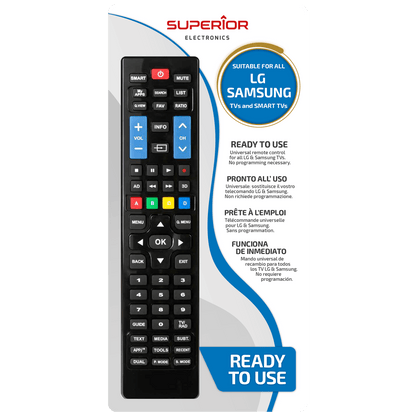 Superior Daljinski upravljač za LG / Samsung  TV i SMART prijemnik - RC LG / SAMSUNG TV SMART