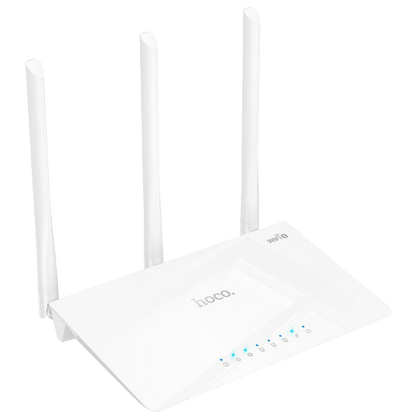 hoco. Wireless N Router, 3 porta, 300 Mbps, 3 x 5 dBi antena - HI30