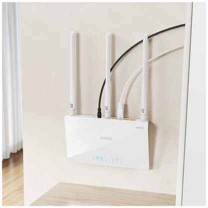 hoco. Wireless N Router, 3 porta, 300 Mbps, 3 x 5 dBi antena - HI30