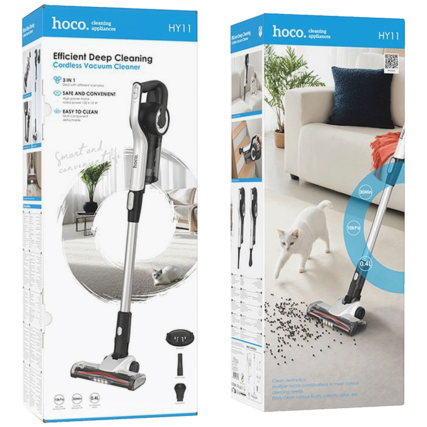hoco. Usisivač štapni, akumulatorski, 3u1, 150W - HY11